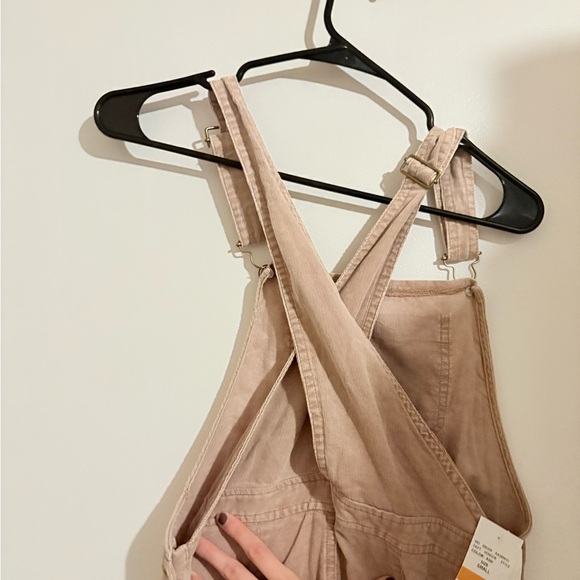 Dry goods corduroy tan overalls dress - Picture 2 of 3